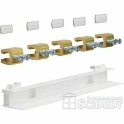 Hager ZM15F - Sammelschienenverbinder, Feld/Feld, Univers Z, 5-polig, CU 12x5mm, 250A