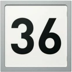 Portier Infomodul 1fach (silber)