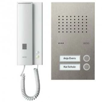 Acero Pur Audio-Set Für 1 Wohneinheit, Türstation Edelstahl 3 Acero Pur Audio-Set Für 1 Wohneinheit, Türstation Edelstahl