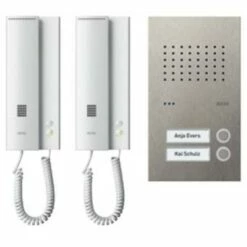 Acero Pur Audio-Set Für 2 Wohneinheiten, Türstation Edelstahl