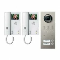 Acero Pur Video-Set Für 2 Wohneinheiten, Türstation Edelstahl