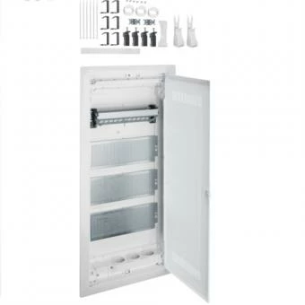 Hager Volta 4 - Hohlwand-Multimedia-Verteiler, Höhe 755,5 Mm (Kunststofftür) 3 Hager Volta 4 - Hohlwand-Multimedia-Verteiler, Höhe 755,5 Mm (Kunststofftür)