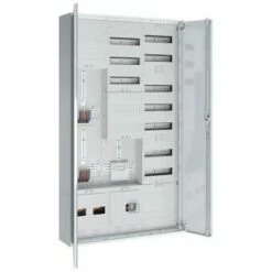 ABN Zählerschrank S39ZA121FR, 2 Zählerplätze, 1 Wärmepumpenfeld, 1 Verteilerfeld Mit APZ