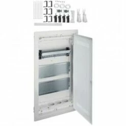 Hager Volta 3 - Hohlwand-Multimedia-Verteiler, Höhe 630,5 Mm (Kunststofftür)