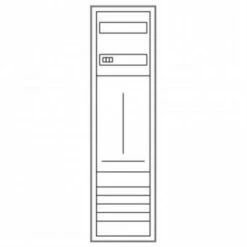 Hager Komplettschrank ZB313T1, 1 Zählerfeld