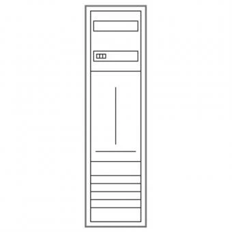 Hager Komplettschrank ZB313T1, 1 Zählerfeld 3 Hager Komplettschrank ZB313T1, 1 Zählerfeld