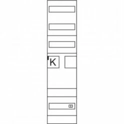 Hager Komplettschrank ZB31SEA12N, 1 Zählerfeld EHz