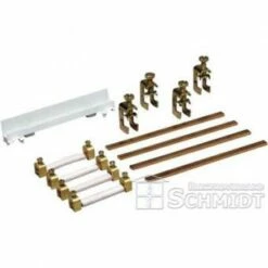 Hager ZM45S - Sammelschienenverbinder, Schrank/Schrank, Univers Z, 5-polig, CU 12x5mm, 250A