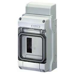 Hensel KV 9103, KV-Automatengehäuse IP65, 1-reihig, 3 PLE