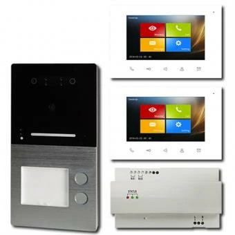 HHG Villa-Video AP Set Für Das 2-Familienhaus 3 HHG Villa-Video AP Set Für Das 2-Familienhaus