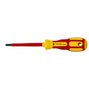 Protec.class VDE-Kreuzschlitz-Schraubendreher PH3 3 Protec.class VDE-Kreuzschlitz-Schraubendreher PH3