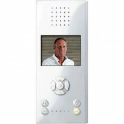 Merten TwinBus Video-Freisprechstelle Color Komfort (polarweiß, Glänzend)