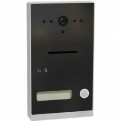 Ritto Listo Türstation, Twinbus IP, 1 Klingeltaste, Aufputz, Anthrazitgrau