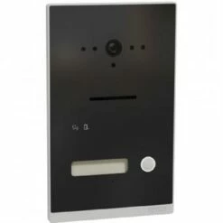 Ritto Listo Türstation, Twinbus IP, 1 Klingeltaste, Unterputz, Anthrazitgrau