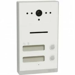 Ritto Listo Türstation, Twinbus IP, 2 Klingeltasten, Aufputz, Weiß