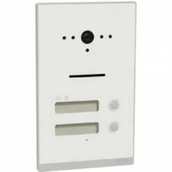 Ritto Listo Türstation, Twinbus IP, 2 Klingeltasten, Unterputz, Weiß