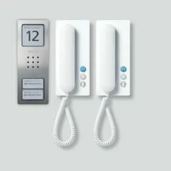 Siedle SET CA 812-2 E/W - Set Compact Audio Für Das 2-Familienhaus
