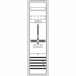 Striebel & John DA17GA - Komplettschrank, 1 Zählerplatz
